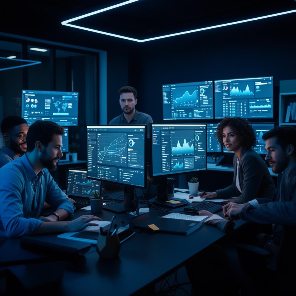 Hustlers Tech team at work