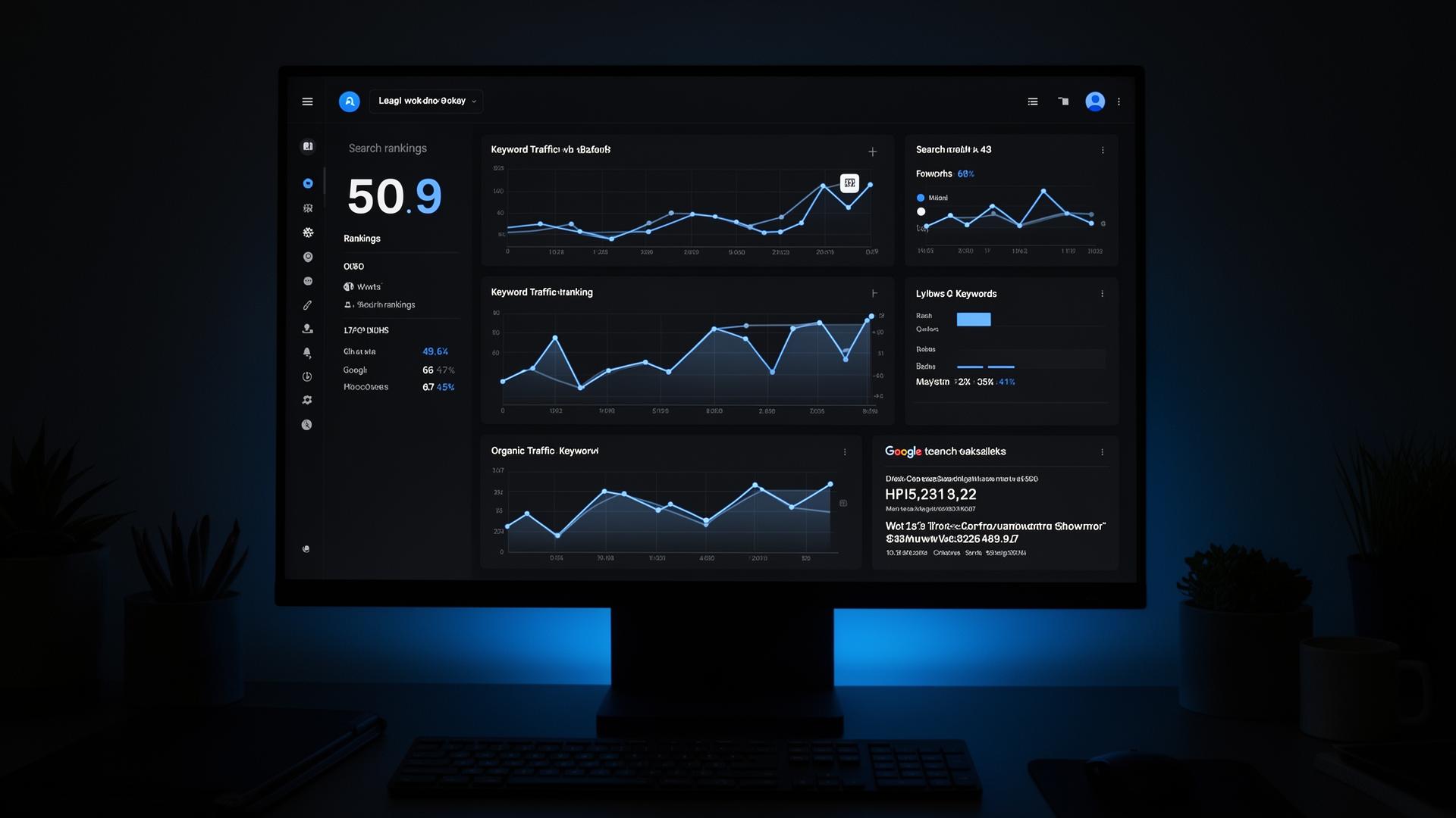 Web development workspace with multiple screens